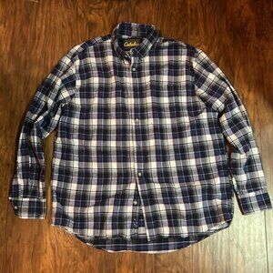 Men’s Plaid Flannel Button Up Shirt - Cabela’s